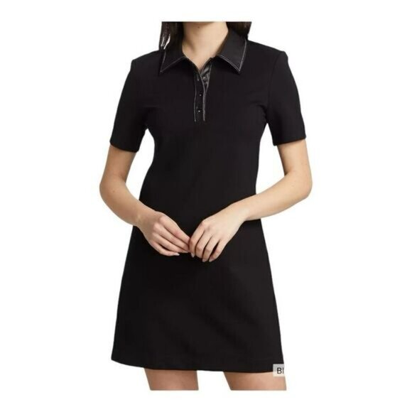 Staud Jay Black Polo Mini Dress Size Small - Picture 2 of 13